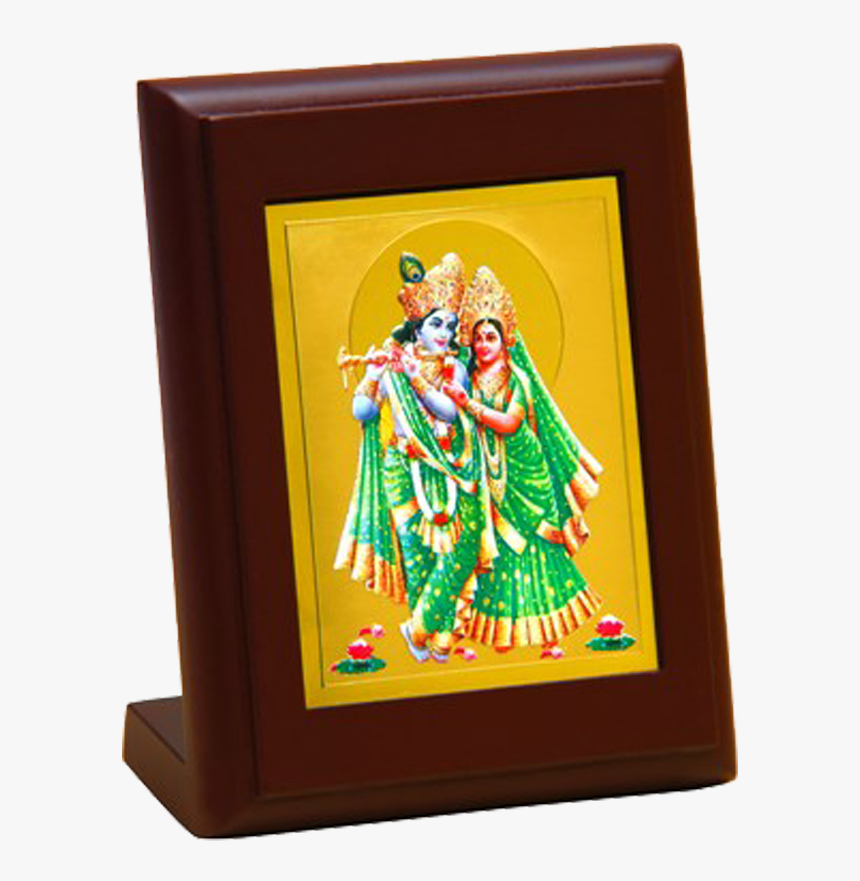 Car Radha Krishanji Green Meenakari - Radha Krishna, HD Png Download, Free Download