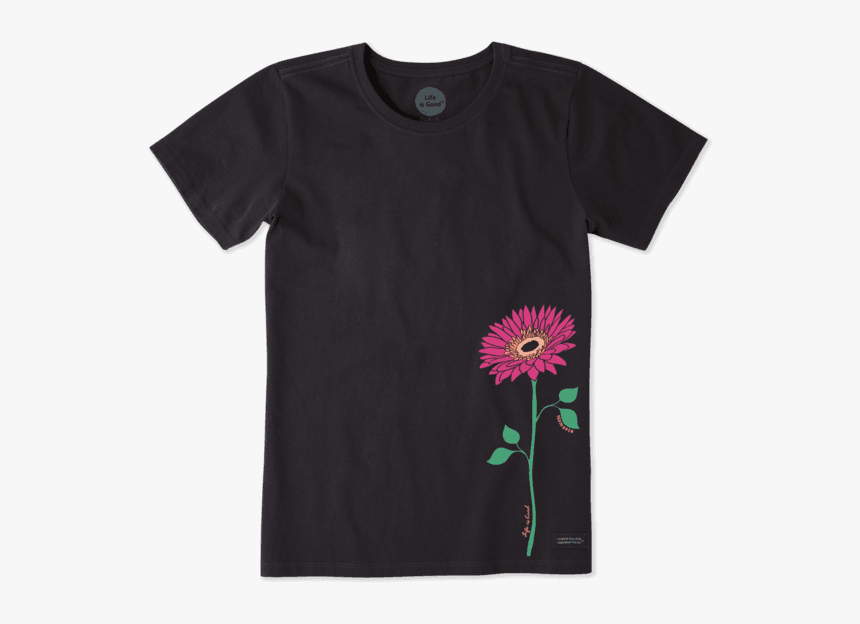 Women"s Namaste Daisy Crusher Tee - T Shirt, HD Png Download, Free Download