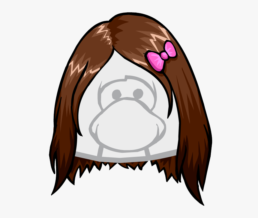 Club Penguin Girl Hair, HD Png Download, Free Download