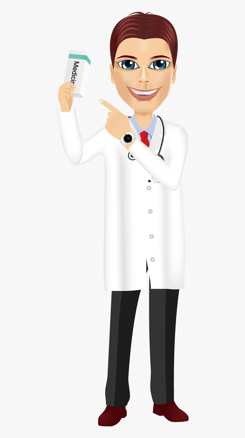Cute boy doctor stock vector. Illustration of clinic - 17055469
