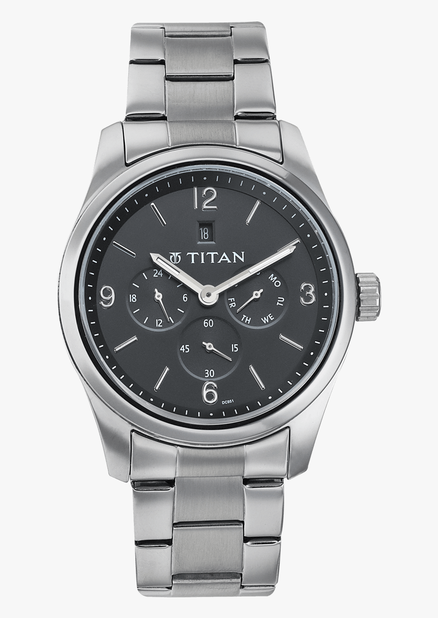 Titan Steel Men Multifunction Metal Watch 9493sm02j - Frederique Constant Fc 292mg5b6b, HD Png Download, Free Download