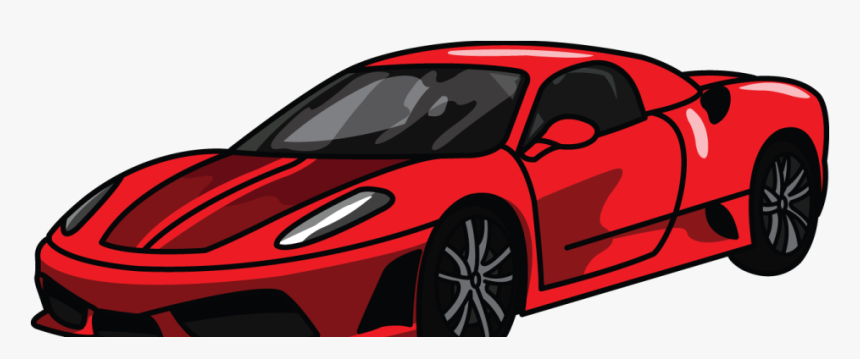 Life Car Style Ferrari - Draw Lamborghini Car And Ferrari, HD Png Download, Free Download