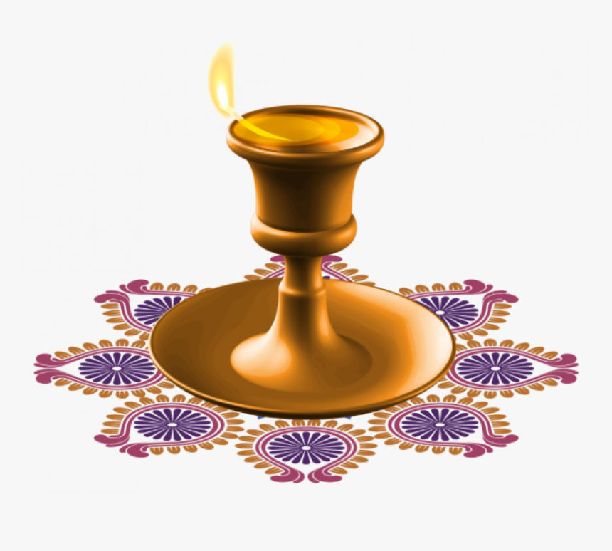 Happy Diwali Candle Png, Transparent Png, Free Download
