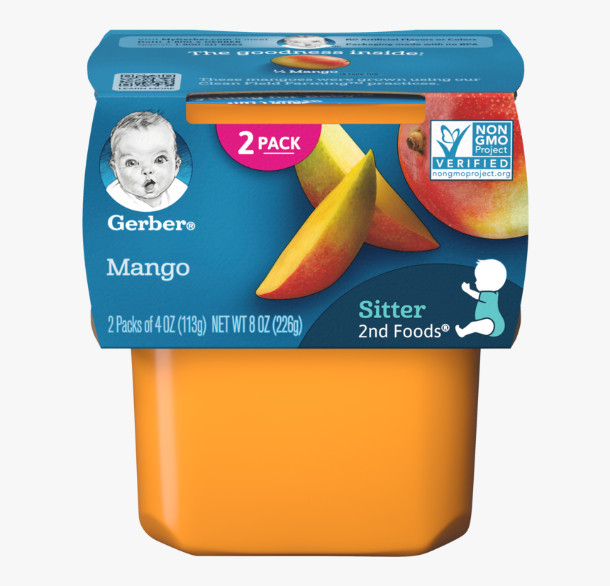 2nd Foods Mango - Gerber Mac And Cheese, HD Png Download, Free Download