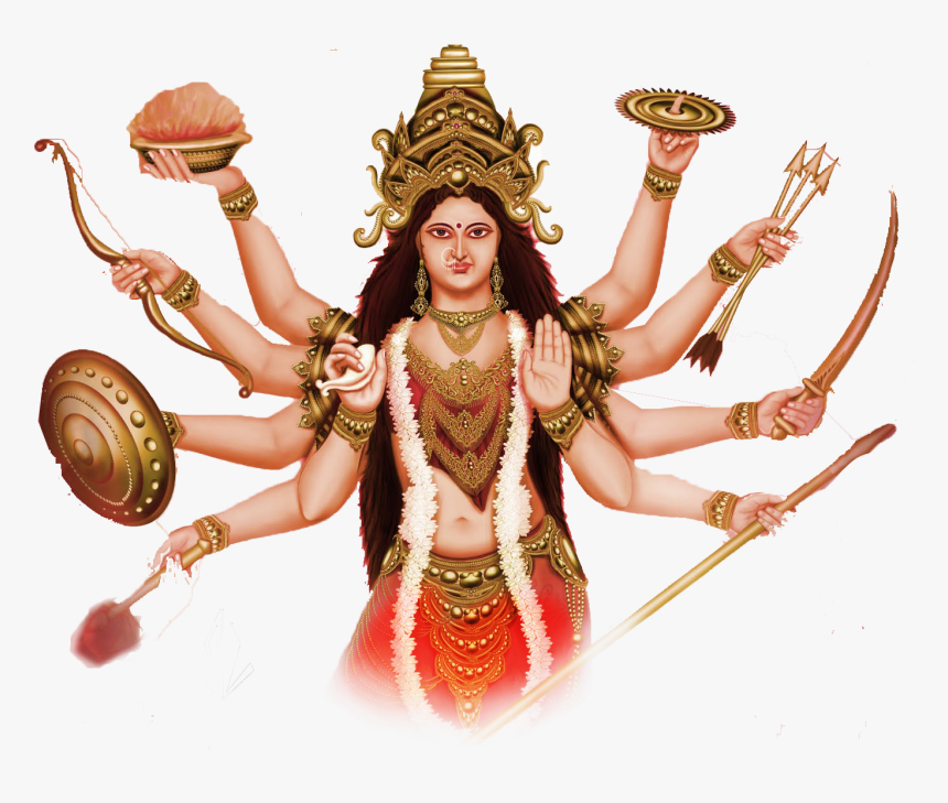 Navratri Images - Narayani Goddess, HD Png Download, Free Download