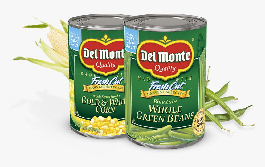 Canned Vegetable Labels Png - Corn And Green Beans In A Can, Transparent Png, Free Download