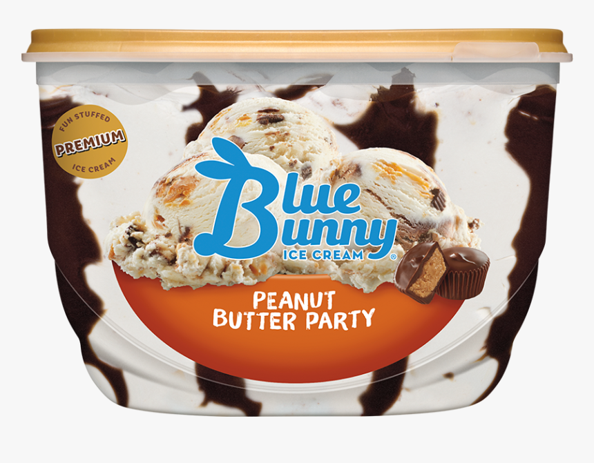 Peanut Butter Party - Blue Bunny Chocolate Donut Ice Cream, HD Png Download, Free Download