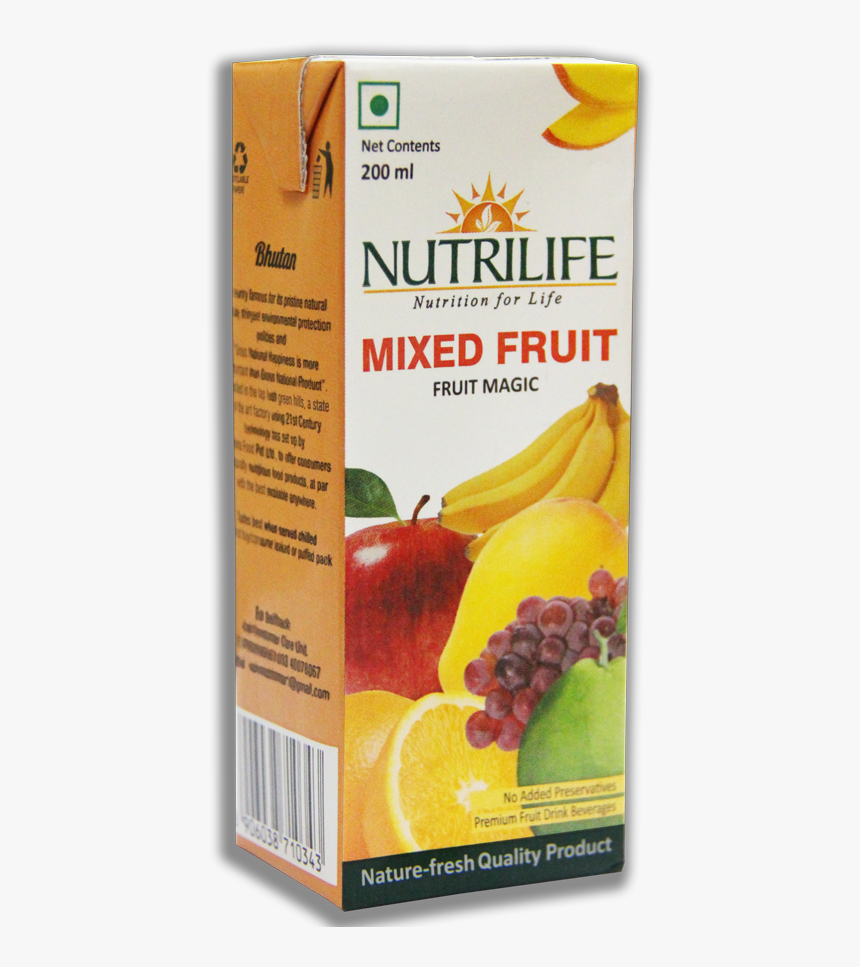 Mixed Fruit Small - Nutrilife Mixed Fruit Nectar, HD Png Download, Free Download