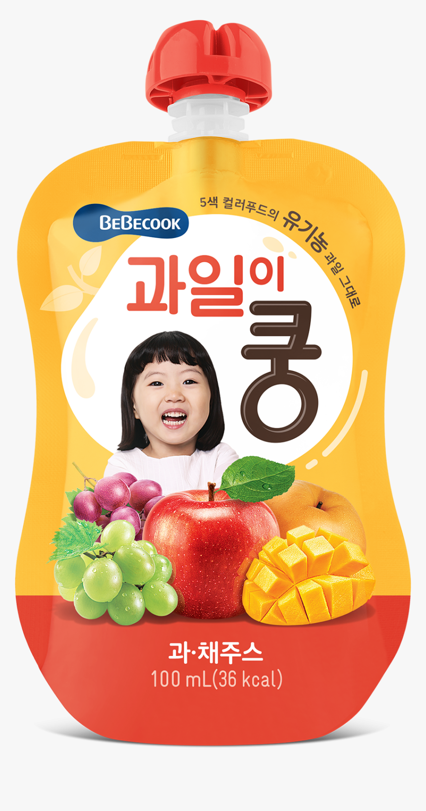 Organic Mixed Fruit Juice 100ml - Bebecook 果汁, HD Png Download, Free Download