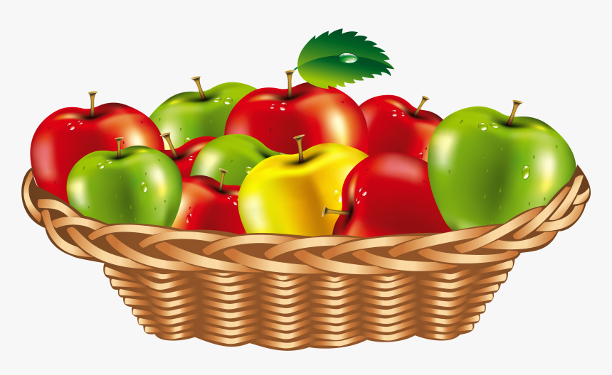 Fruit Png Clipart - Fruit Basket Clipart Png, Transparent Png, Free Download