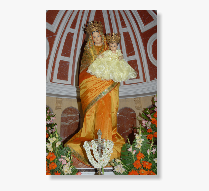 Pieta Drawing Statue Mother Mary - Shivaji Nagar St Mary's Basilica, HD Png Download, Free Download