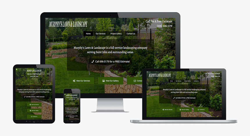 Murphy"s Lawn Nd Landscape Website By The Pridha Group - Yard, HD Png Download, Free Download