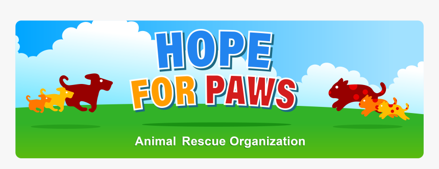 Hope For Paws Logo Transparent, HD Png Download, Free Download