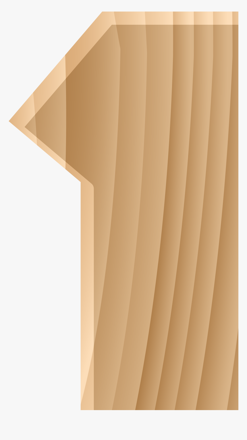 Wooden Number One Transparent Png Clip Art Image Png - Architecture, Png Download, Free Download