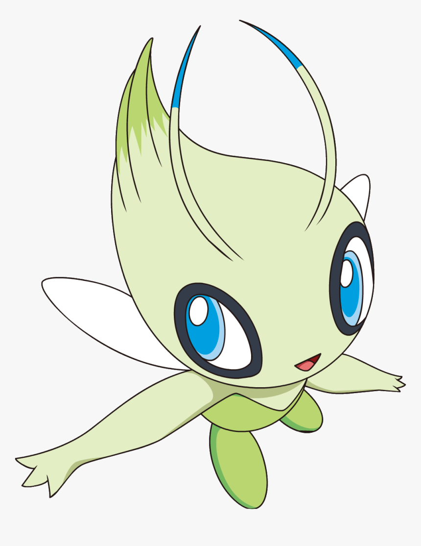 Transparent Pokemon Gold Png - Celebi Pokemon, Png Download, Free Download