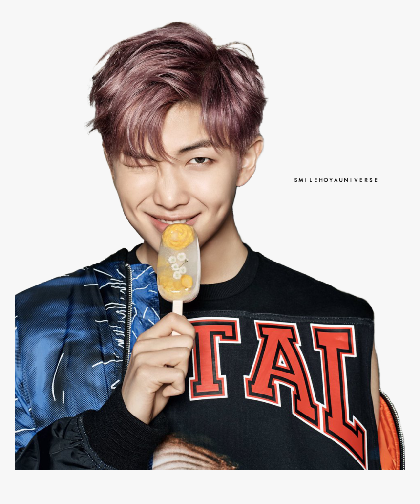 Bts, Rap Monster, And Namjoon Image - Rm Winking, HD Png Download, Free Download