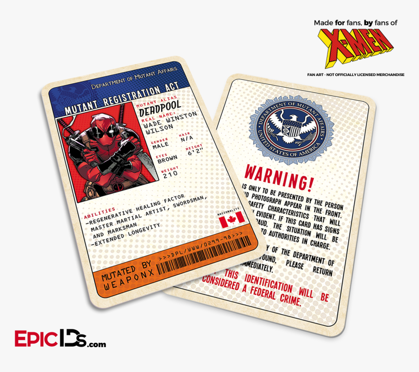 Mutant Registration Act "x-men - Mutant Registration Act Xmen, HD Png Download, Free Download