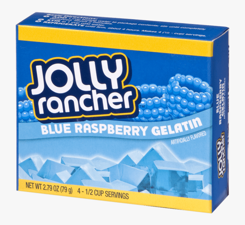 Jolly Rancher Blue Raspberry Gelatin - Blue Raspberry Jolly Rancher Jello, HD Png Download, Free Download