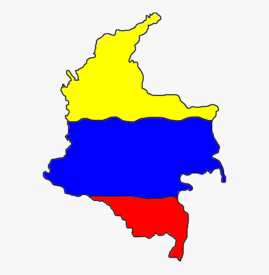 Get Notified Of Exclusive Freebies - Colombia Map Silhouette, HD Png Download, Free Download