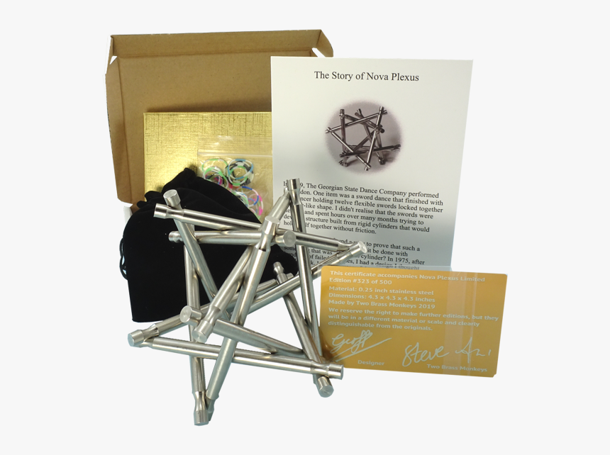 Nova Plexus Limited Edition Puzzle Sculpture Packaged - Box, HD Png Download, Free Download