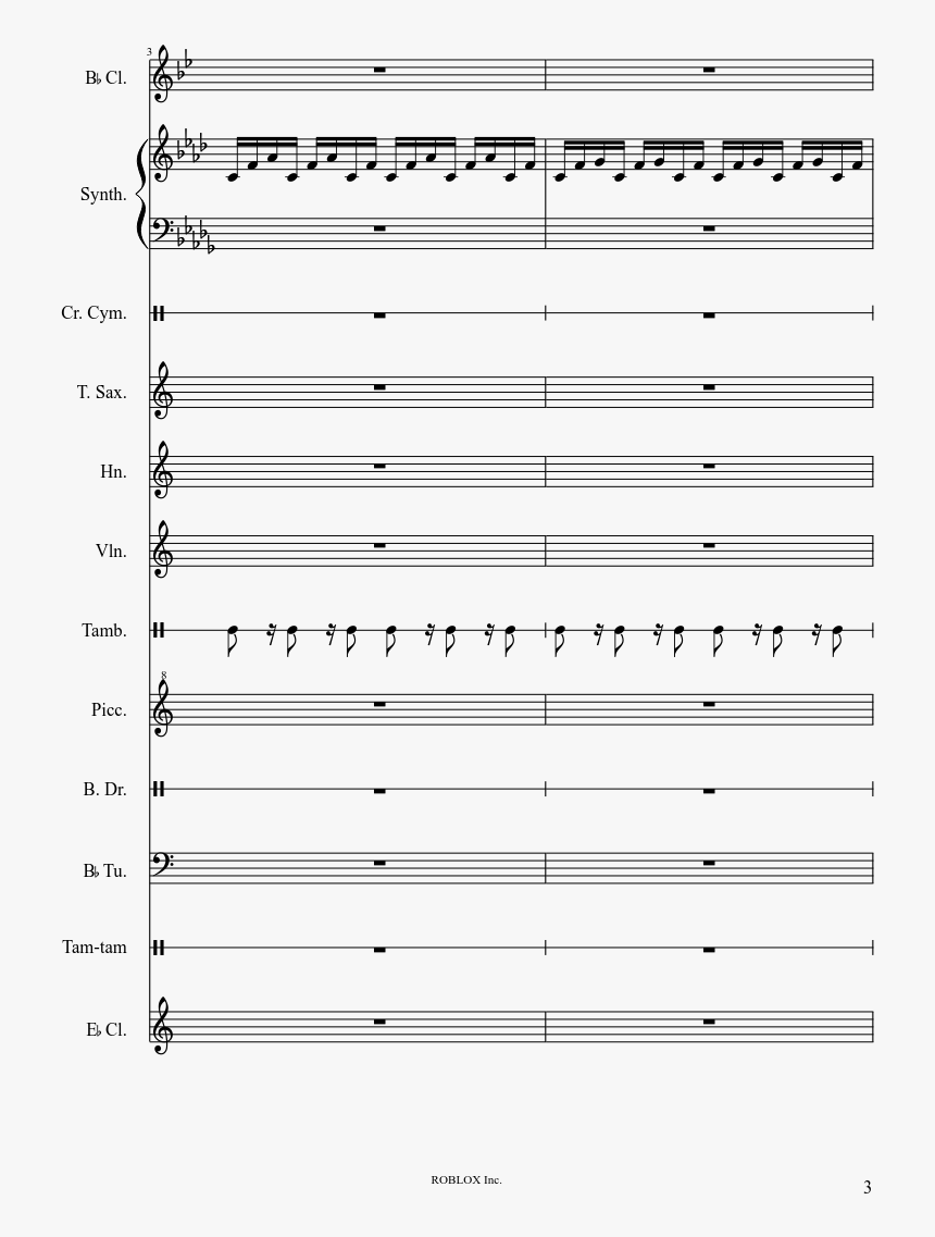 Roblox Piano Song Notes