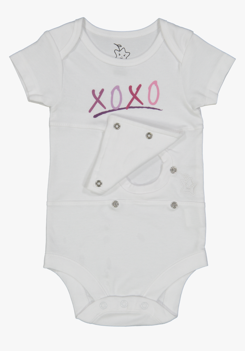 Xoxo Feeding Tube Onesie - T-shirt, HD Png Download, Free Download