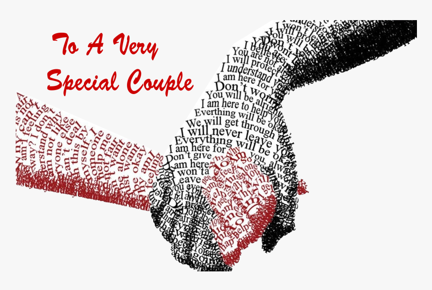 To A Very Special Couple Png Photo - Actions Speak Louder Than Words, Transparent Png, Free Download