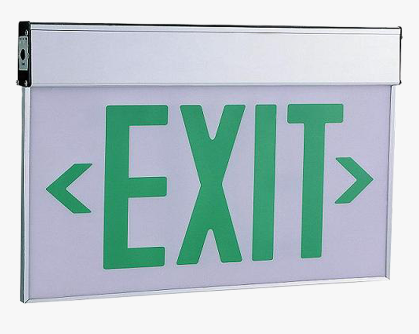 Exit Sign Png, Transparent Png - kindpng