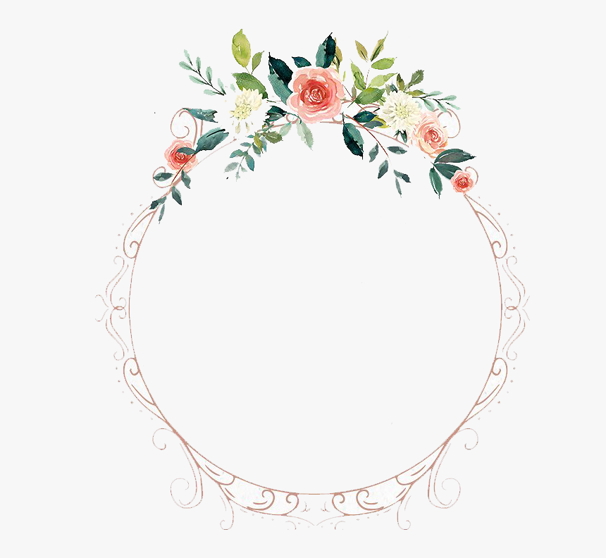 Flowers In The Moonlight Png - Circle, Transparent Png, Free Download