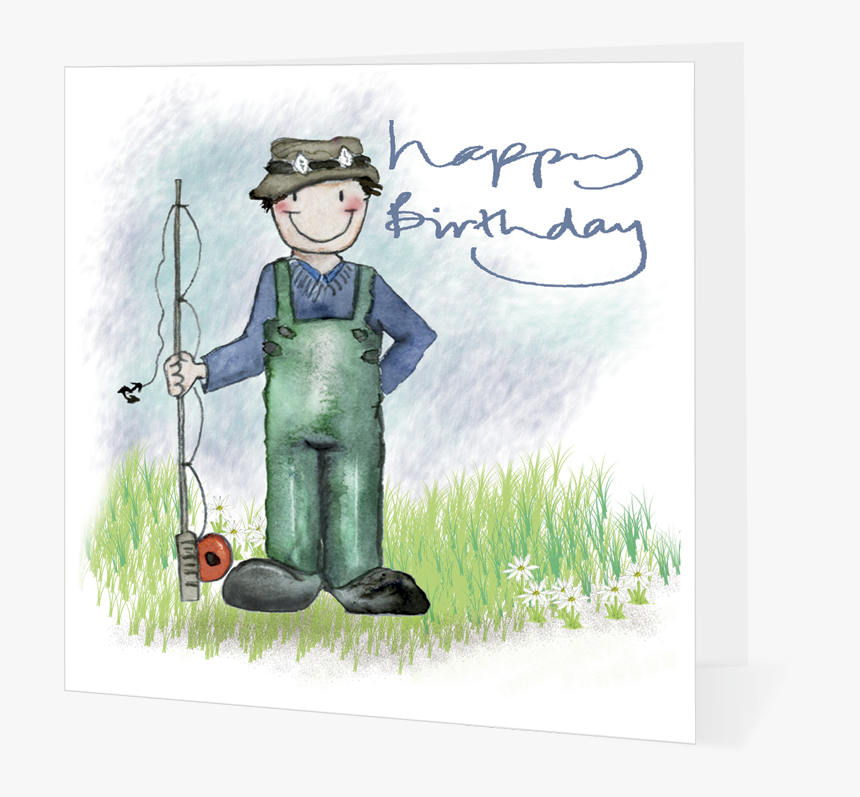 Fisherman Happy 5409cd15b25e4 - Happy Birthday Fisherman, HD Png Download, Free Download