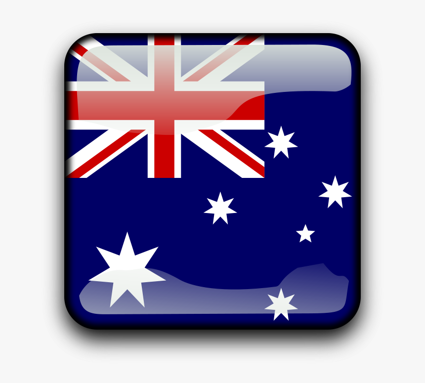 Au Flag Icon Png Clip Arts - Australian Flag Transparent Background, Png Download, Free Download