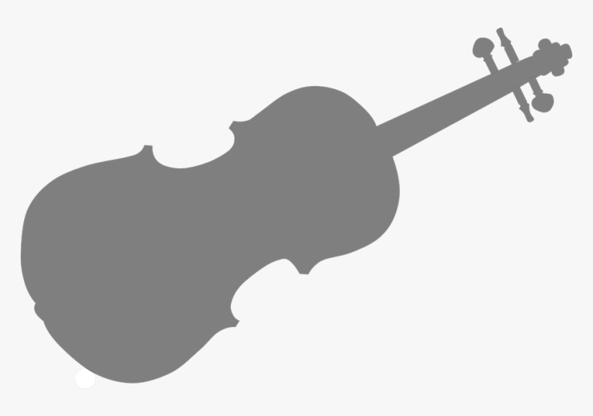 Violin, String Instrument, Silhouette, Acoustic, Viola - Silhouette Violin Clip Art, HD Png Download, Free Download