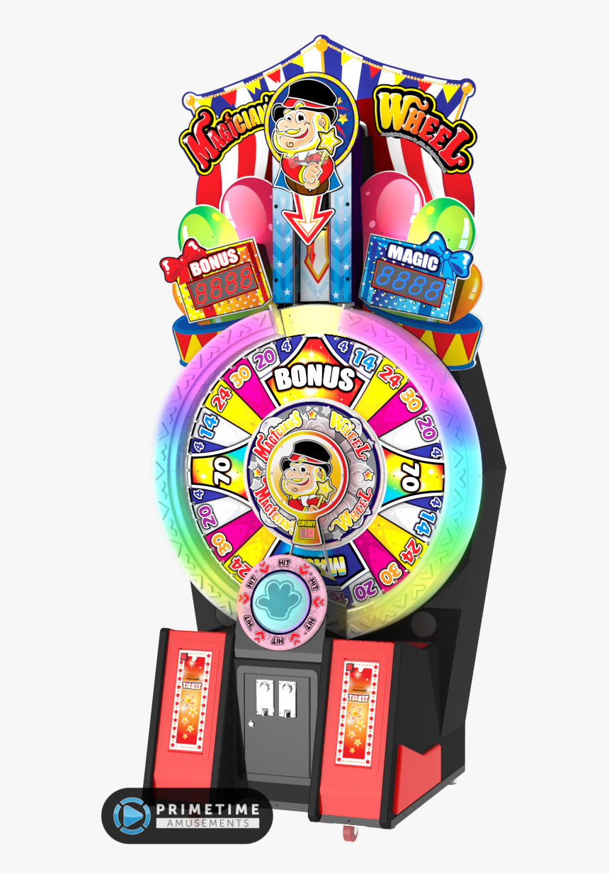 Magician"s Wheel Ticket Redemption Arcade Game - Magicians Wheel Arcade, HD Png Download, Free Download