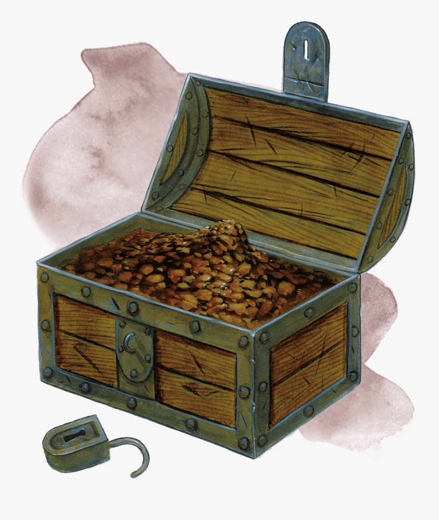 Dnd 5e Treasure Chest, HD Png Download - kindpng