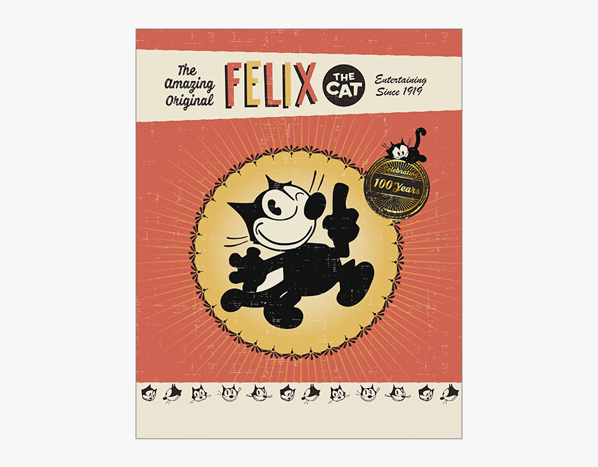 Felix The Cat 100th Anniversary Stamp Pack Product - Felix The Cat 100th Anniversary, HD Png Download, Free Download