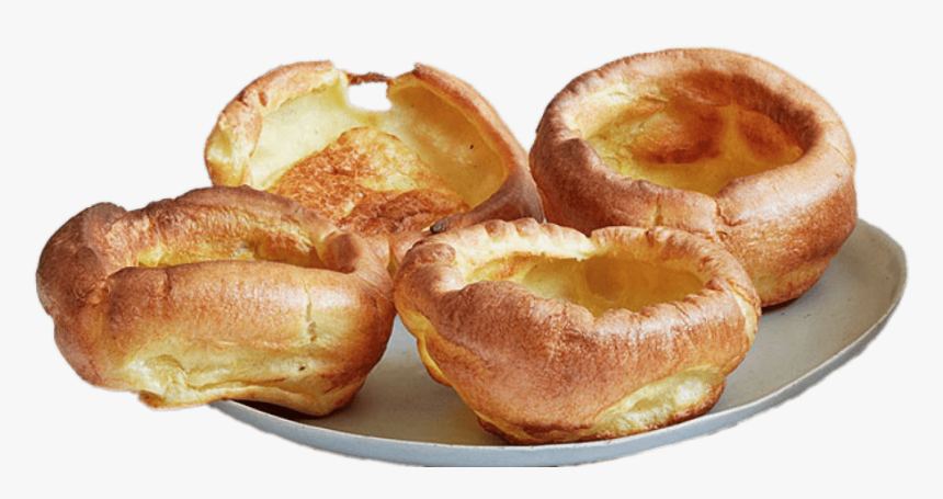 Yorkshire Puddings On A Plate - Yorkshire Pudding Transparent Background, HD Png Download, Free Download