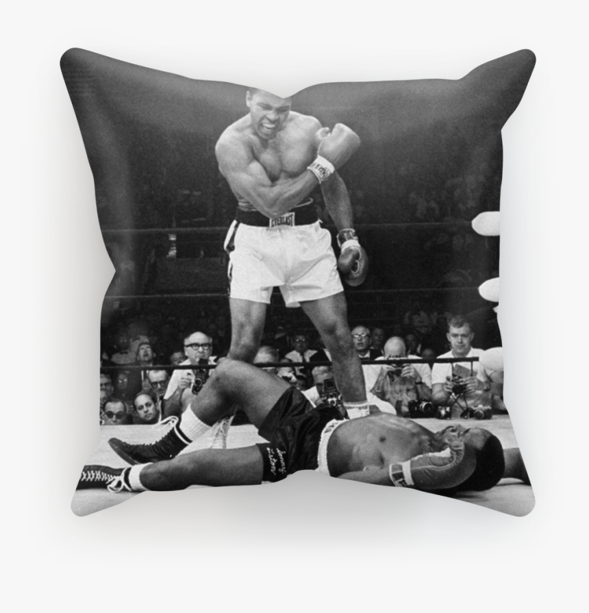 Muhammad Ali Sonny Liston Down In Ring Adult T Shirt - Muhammad Ali First Minute First Round, HD Png Download, Free Download