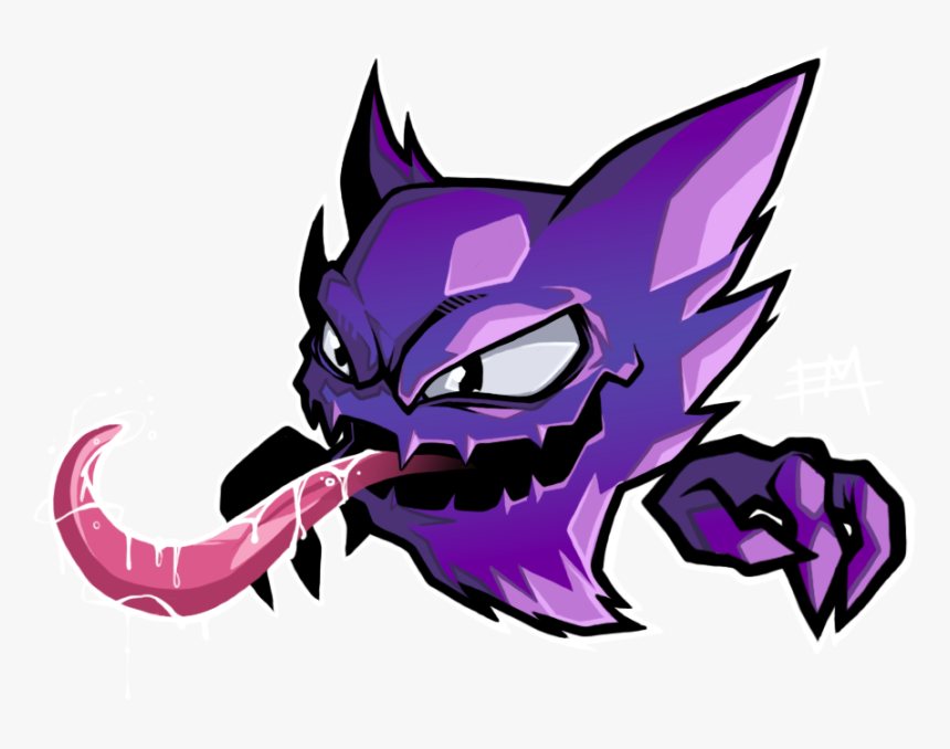 Haunter Used Lick By Edmoffatt - Haunter .png, Transparent Png, Free Download