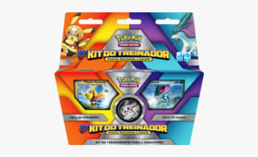 Kit Do Treinador Pokemon Coleção Xy Pikachu Mascarada - Pokemon Trainer Kit Pikachu Libre And Suicune, HD Png Download, Free Download