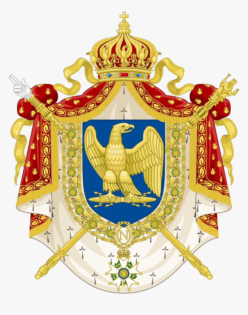 France Coat Of Arms Png - Imperial France, Transparent Png, Free Download