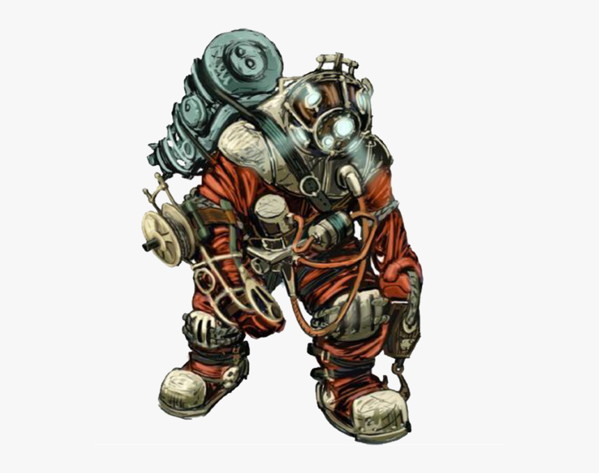 Transparent Big Daddy Png - Bioshock Big Daddy Concept Art, Png Download, Free Download