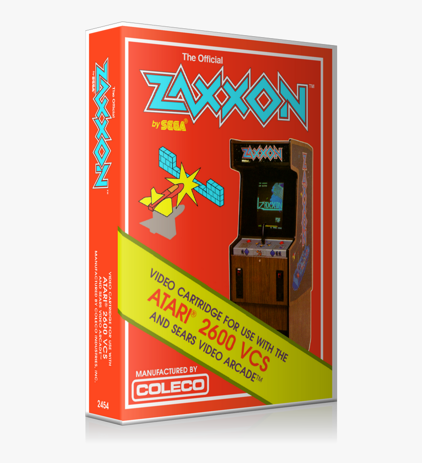 Zaxxon Atari 2600 Game Cover To Fit A Ugc Style Replacement, HD Png Download, Free Download