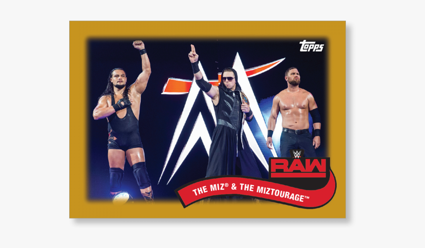 2018 Topps Wwe Heritage The Miz & The Miztourage Tag, HD Png Download, Free Download