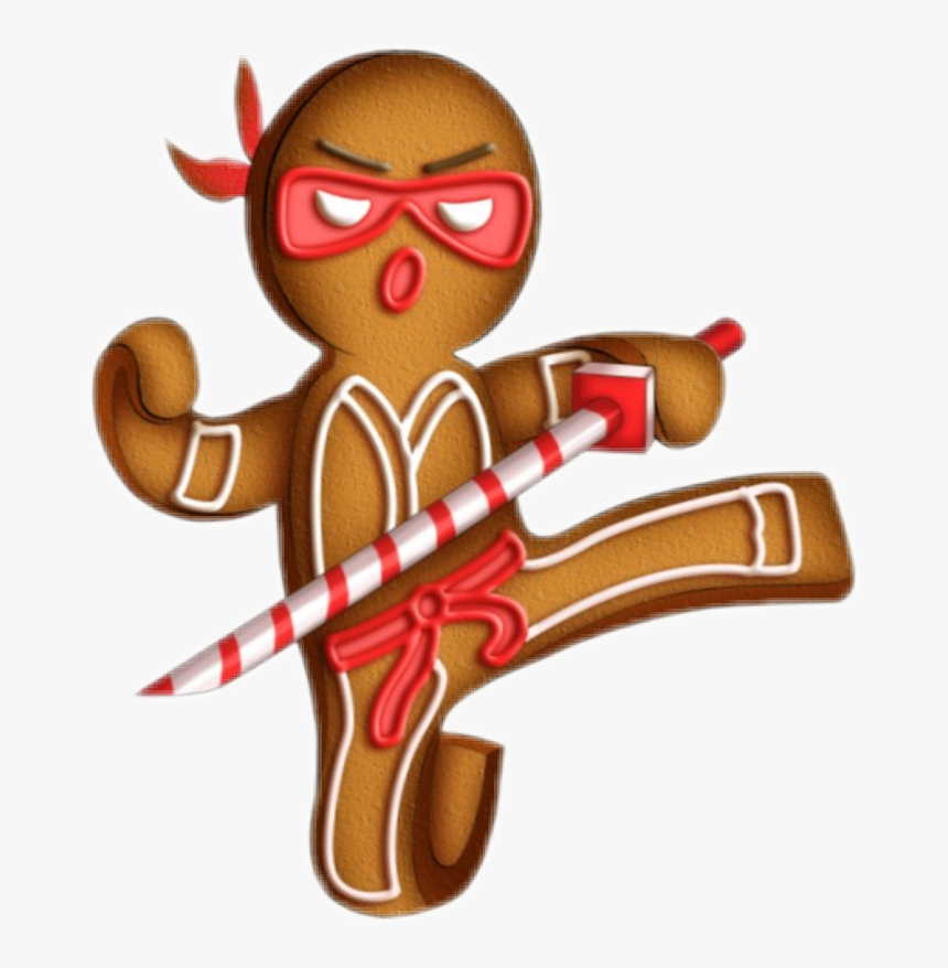 Ninja Clipart Gingerbread, HD Png Download, Free Download