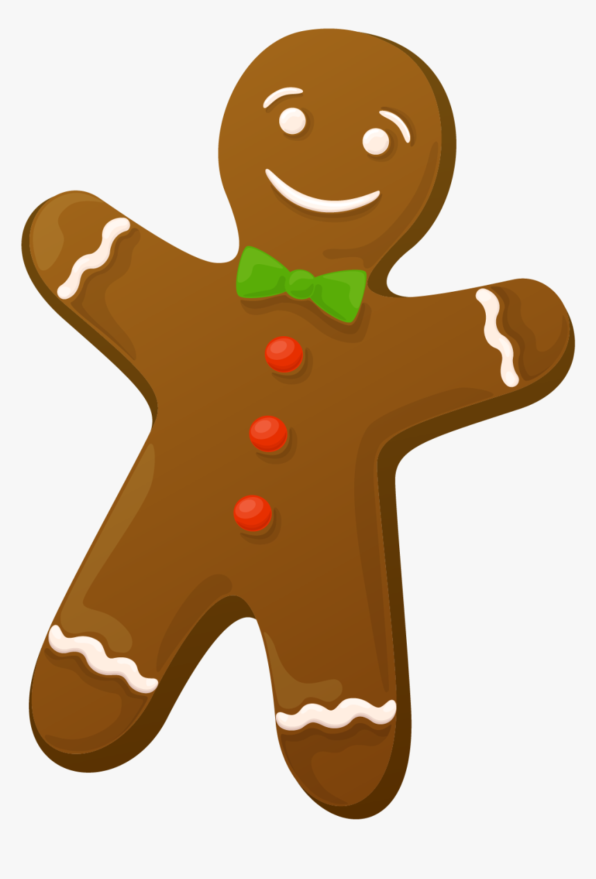 Gingerbread Man Cake Clip Art, HD Png Download, Free Download