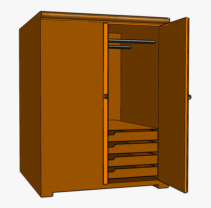 Closet, Wardrobe, Cupboard, Cabinet, Storage, Furniture, HD Png Download, Free Download