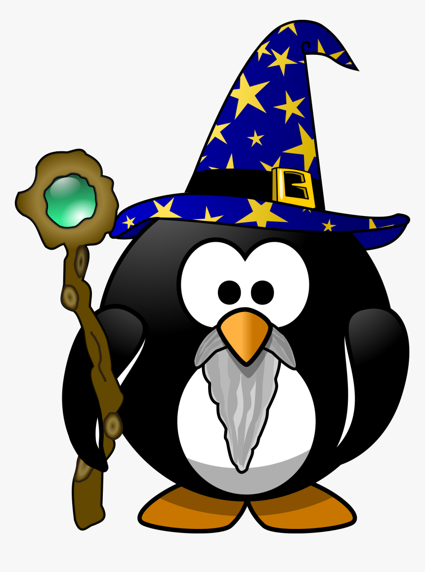 Gandalf, Tux, Animal, Bird, Conjure, Mage, Magic, HD Png Download, Free Download