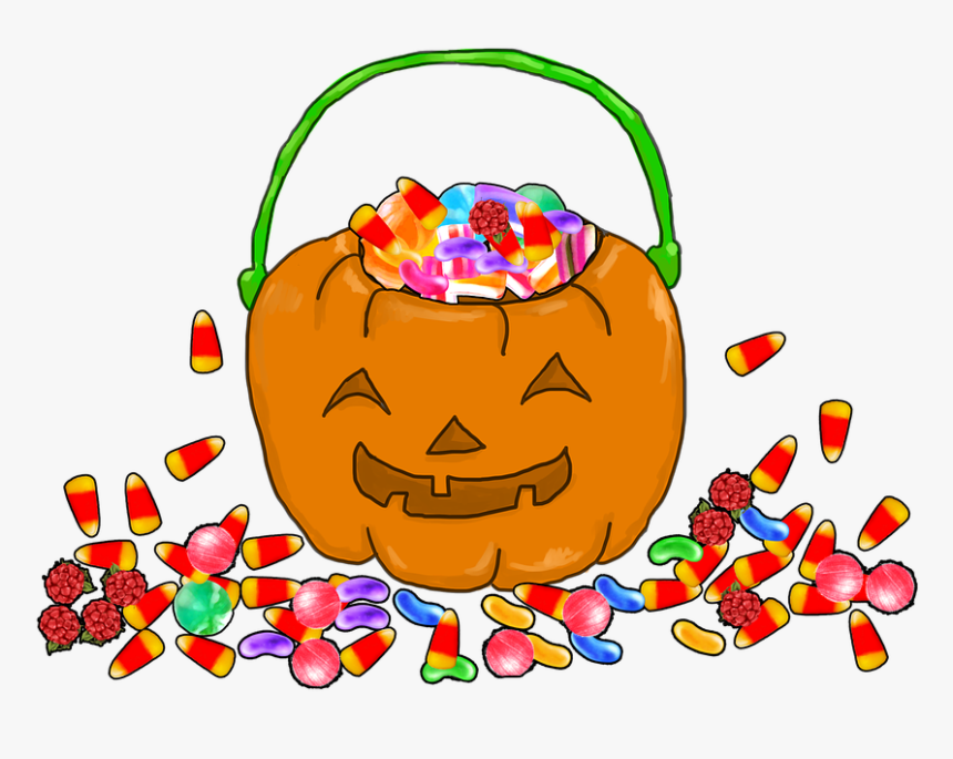 Halloween, Trick Or Treat, Pumpkin, Treat, Trick, Night, HD Png Download, Free Download