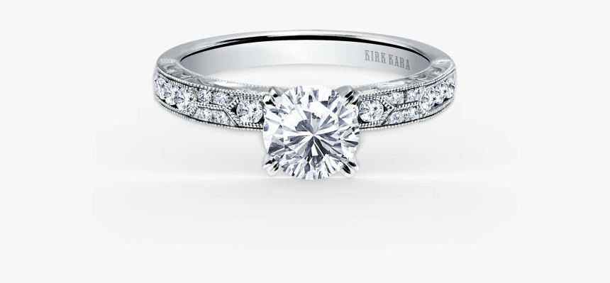 Charlotte 18k White Gold Engagement Ring Geoffreys, HD Png Download, Free Download