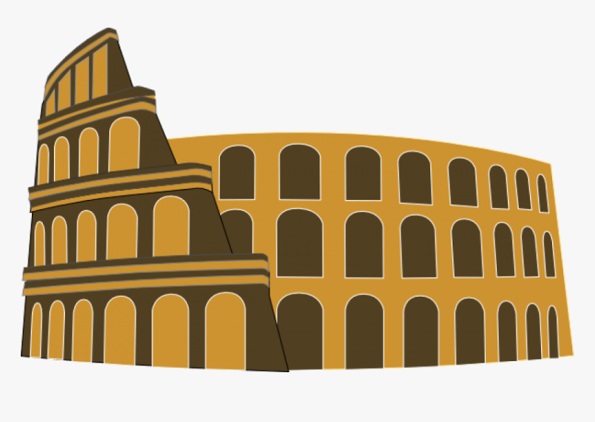 Colosseum Clipart Transparent, HD Png Download - kindpng